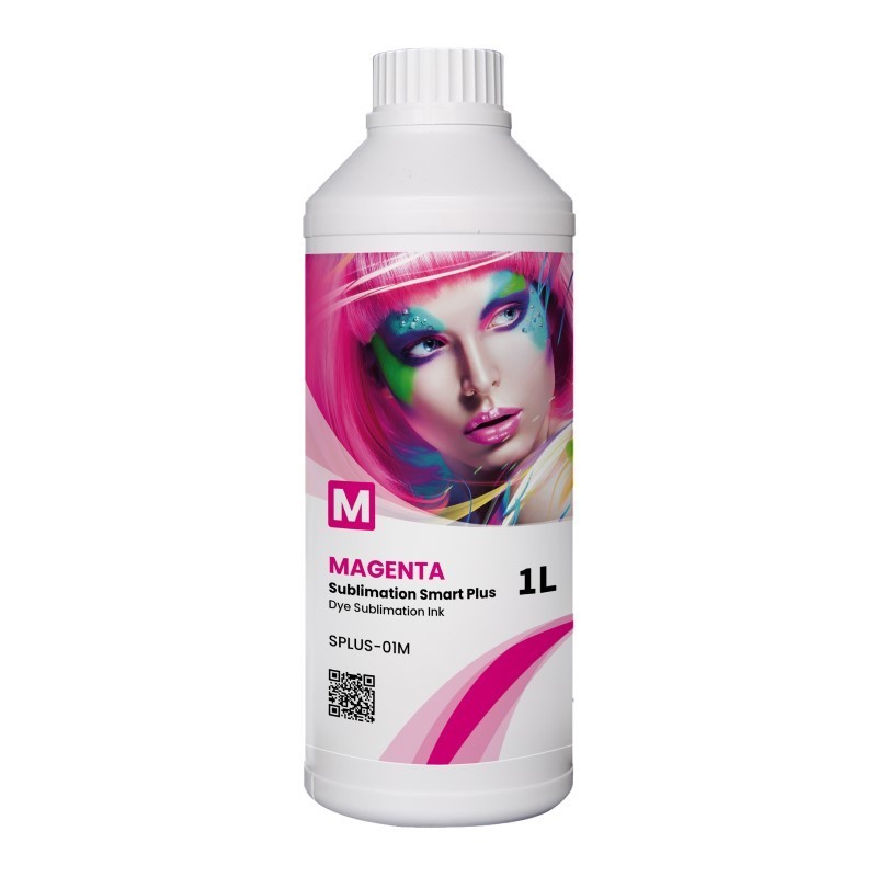Tinta de sublimação Smart Plus da GlopInk, 1 litro magenta