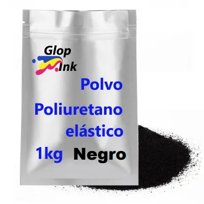 Pó DTF termoadesivo preto de tratamento para transferência de poliuretano elástico, 1 kg 2