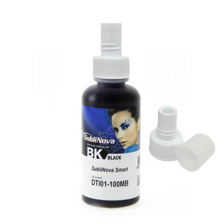 Encre à sublimation pour EcoTank, SubliNova Smart InkTec, flacons de 100 ml noir