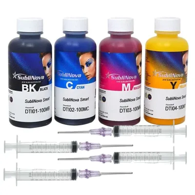 Tinta de sublimación para CISS y cartuchos recargables, SubliNova Smart InkTec, botellas de 100 ml