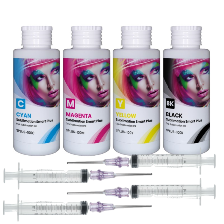 Encre à sublimation pour CISS et cartouches rechargeables, Smart Plus de GlopInk, flacons de 100 ml