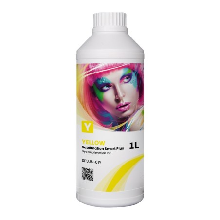 Encre à sublimation Smart Plus de GlopInk, bouteilles de 1 litre jaune