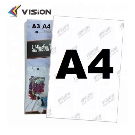 Papier de sublimation à séchage moyen Vision 100 feuilles A4