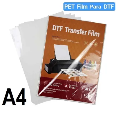 Film DTF A4, 100 láminas PET de despegue en caliente Vision 2