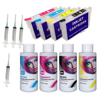 Cartouches rechargeables 603XL et 4 encres à sublimation pour Epson XP-2150, XP-3150, XP-4150, WF-2810