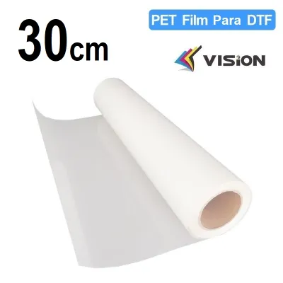 Film DTF bobina 30cm x 100m, rollo PET despegue en caliente Vision 2
