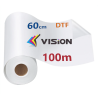 Film transfert DTF bobine 60 cm x 100 m, rouleau PET décollement à chaud Vision