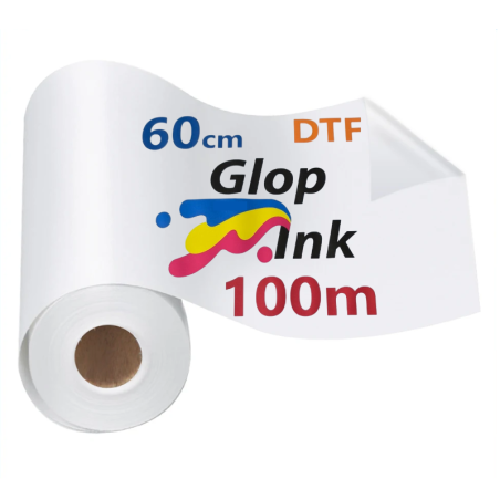 Filme DTF Peeling ou decolagem quente GlopInk, Rolo de 60