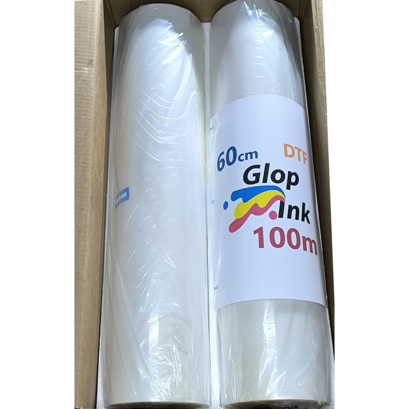 Filme DTF Peeling ou decolagem quente GlopInk, 2 rolos de 60 cm.