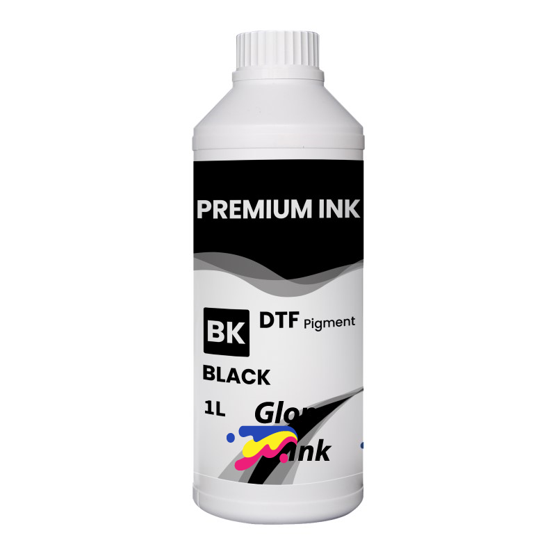 Tinta DTF GlopInkGarrafa de 1 kg. Tinta DTF Preto