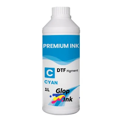 Encre DTF cyan GlopInk 1 litre