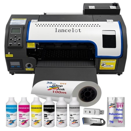Imprimante DTF A3 Pro Color F30i 5ème génération Lancelot XP600 HD (1080)