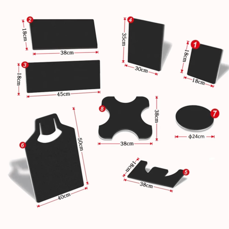 Plancha para transfer, sublimación y DTF Malvinas 40x50cm semiautomática