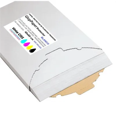 Papier protecteur siliconé blanc 40 x 60 cm 500 feuilles