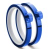 Fita adesiva térmica Pet azul, 33 metros x 8 mm