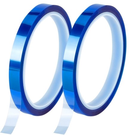Fita térmica azul PET, 12 mm