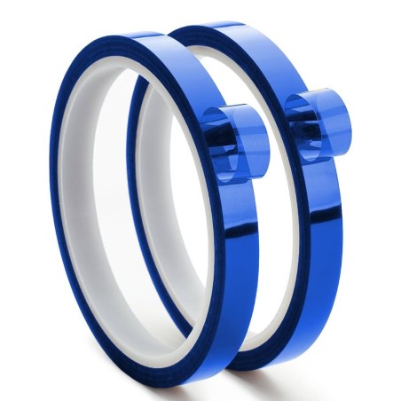 Cinta Pet azul, 33 metros x 12 mm