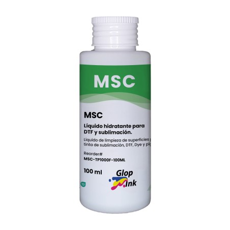 Liquide hydratant pour imprimantes DTF et à sublimation, MSC 100 ml