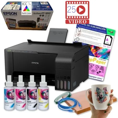 Imprimante à sublimation Epson EcoTank A4 complète (sans scanner) avec profil ICC