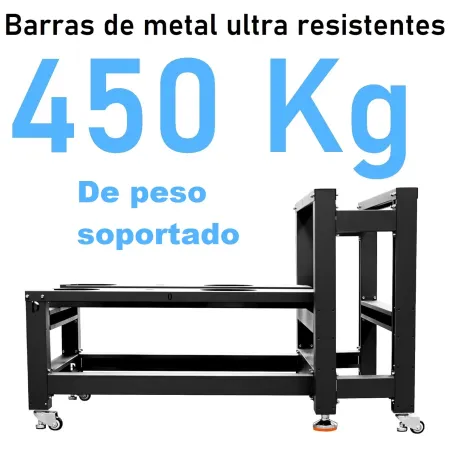 Móvel para agitador de pó, forno de cura e impressora DTF Lancelot suporte de 450 kg.