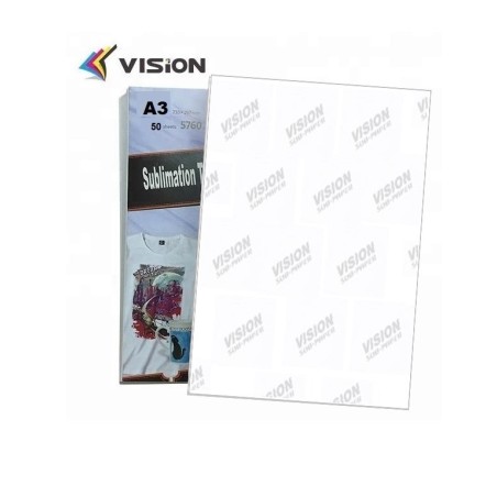 Papel de sublimación Vision 50 hojas A3
