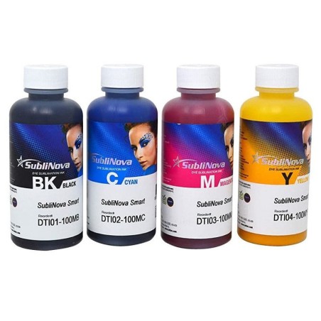 Tinta de sublimación SubliNova Smart de InkTec, 4 botellas de 100 ml